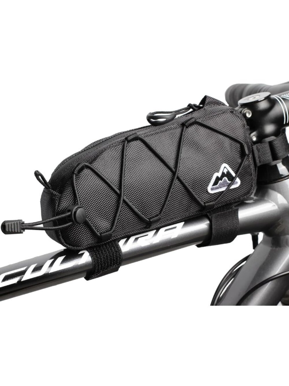 1L Bike Frame Bag - Multi-Compartment Top Tube Storage, No Leg Rubbing for